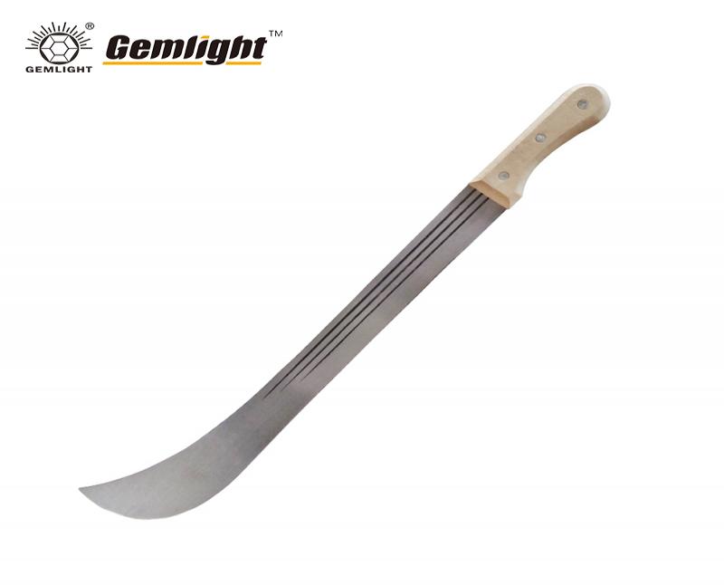 wood handle panga machete 22 inch for Ethiopia M1778A